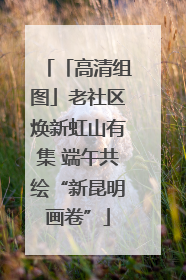 「高清组图」老社区焕新虹山有集 端午共绘“新昆明画卷”