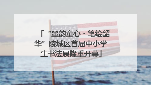 “墨韵童心・笔绘韶华”陵城区首届中小学生书法展隆重开幕
