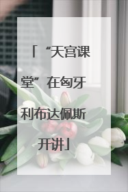 “天宫课堂”在匈牙利布达佩斯开讲