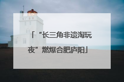 “长三角非遗淘玩夜”燃爆合肥庐阳