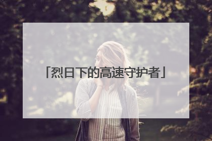 烈日下的高速守护者
