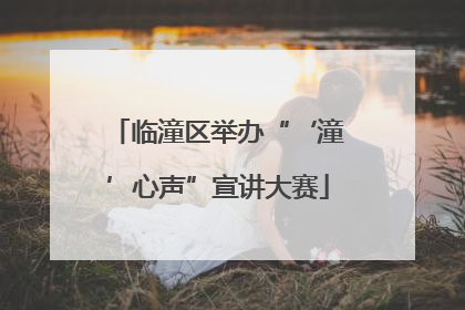 临潼区举办“‘潼’心声”宣讲大赛