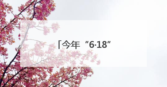 今年“6·18”更有“科技范儿”