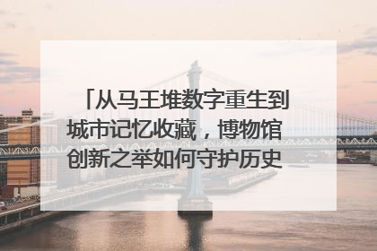 从马王堆数字重生到城市记忆收藏，博物馆创新之举如何守护历史、连接未来？