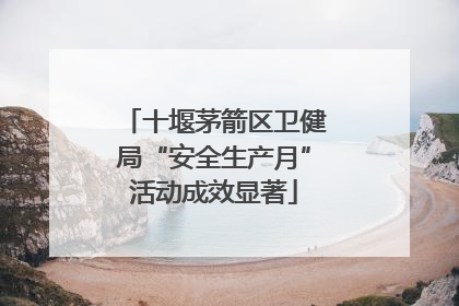 十堰茅箭区卫健局“安全生产月”活动成效显著