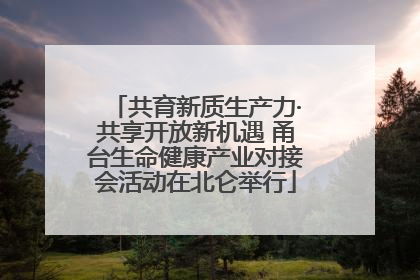 共育新质生产力·共享开放新机遇 甬台生命健康产业对接会活动在北仑举行