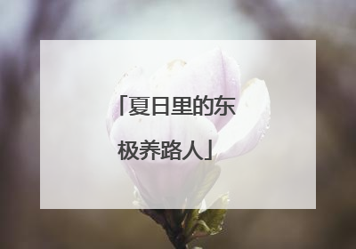 夏日里的东极养路人