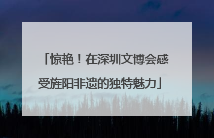 惊艳！在深圳文博会感受旌阳非遗的独特魅力