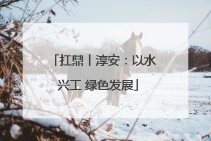 扛鼎丨淳安：以水兴工 绿色发展