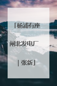 杨浦有座闸北发电厂｜张新