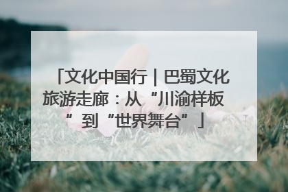 文化中国行｜巴蜀文化旅游走廊：从“川渝样板”到“世界舞台”
