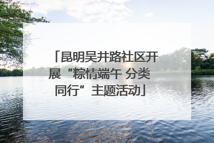 昆明吴井路社区开展“粽情端午 分类同行”主题活动