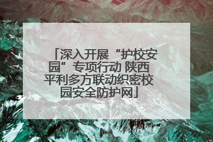 深入开展“护校安园”专项行动 陕西平利多方联动织密校园安全防护网