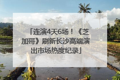 连演4天6场！《芝加哥》刷新长沙高端演出市场热度纪录