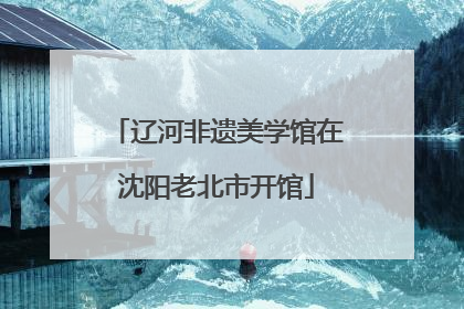 辽河非遗美学馆在沈阳老北市开馆