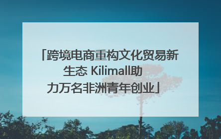 跨境电商重构文化贸易新生态 Kilimall助力万名非洲青年创业
