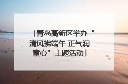 青岛高新区举办“清风拂端午 正气润童心”主题活动