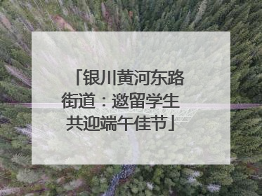 银川黄河东路街道：邀留学生共迎端午佳节