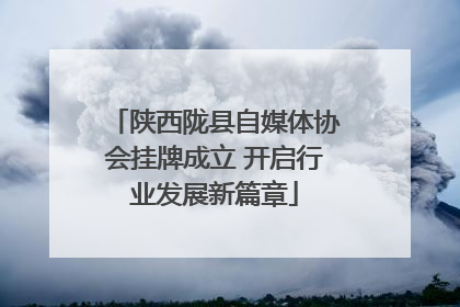 陕西陇县自媒体协会挂牌成立 开启行业发展新篇章