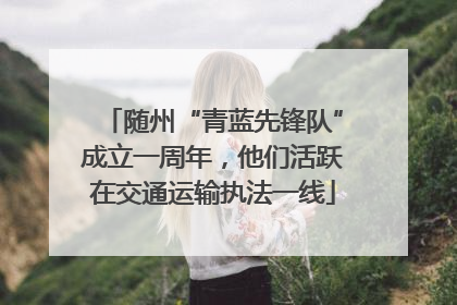 随州“青蓝先锋队”成立一周年，他们活跃在交通运输执法一线