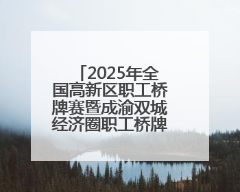 2025年全国高新区职工桥牌赛暨成渝双城经济圈职工桥牌公开赛开幕